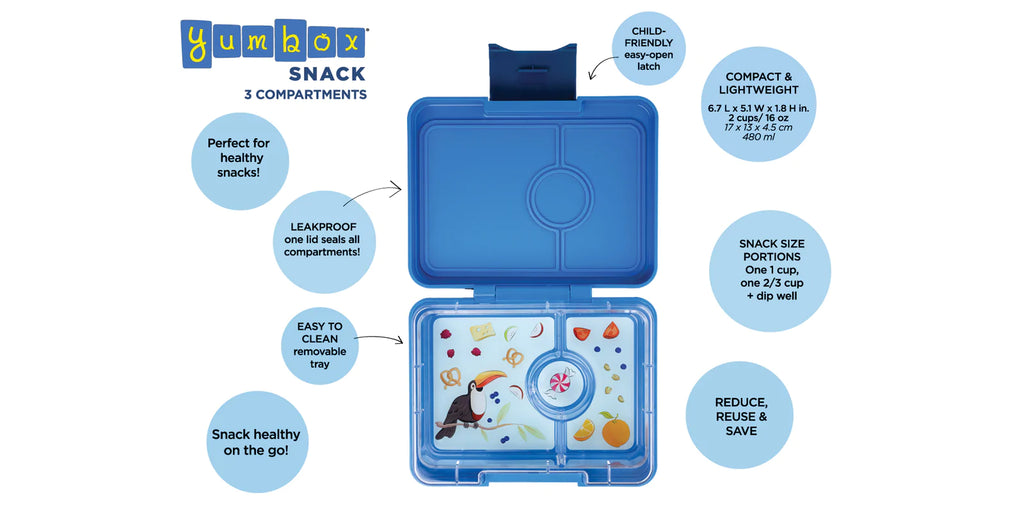Yumbox Snack box perfect for K-2 back to school
