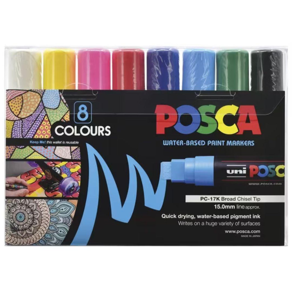 POSCA PC17K Paint Pen - 8 Pack - Creative Kids Lab
