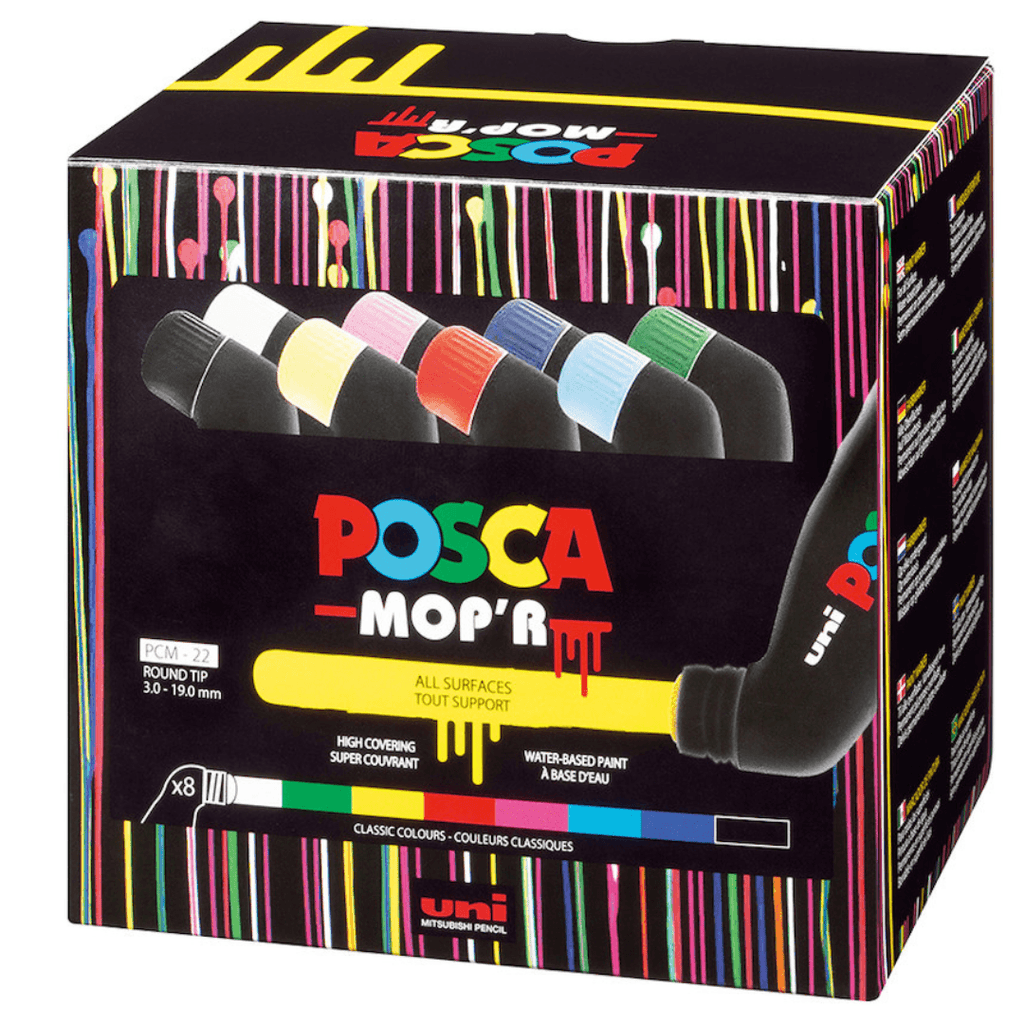 POSCA PCM22 MOP'R - Pack of 8 - Creative Kids Lab