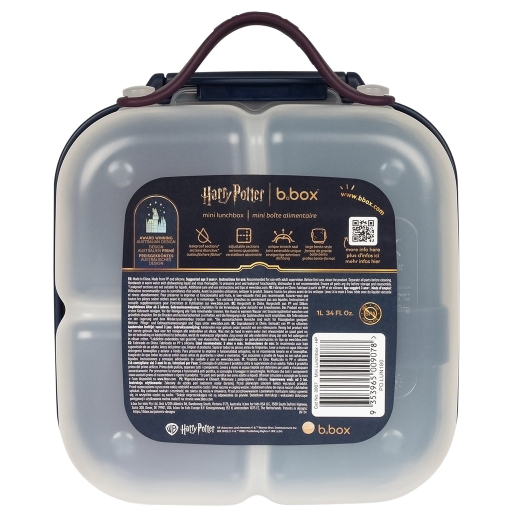b.box Mini Lunchbox Harry Potter design