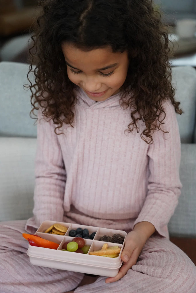 Melii Luxe Snackle Lunch Box 4 Compartment Blue - WAS $19.99 NOW $16.99 Melii Luxe Snackle Lunch Box 4 Compartment Blue - WAS $19.99 NOW $16.99