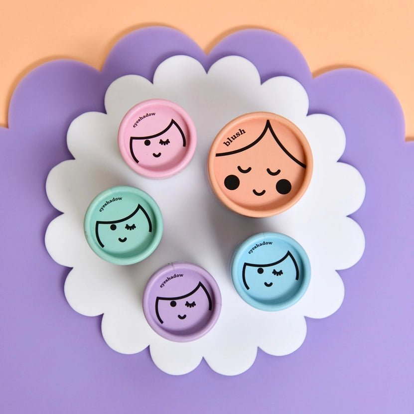 No Nasties Kids | Kids Eco Natural Pressed Eyeshadow & Blush - Creative Kids Lab