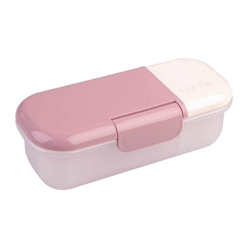 Oasis Snack dip container in pink and Ivory.