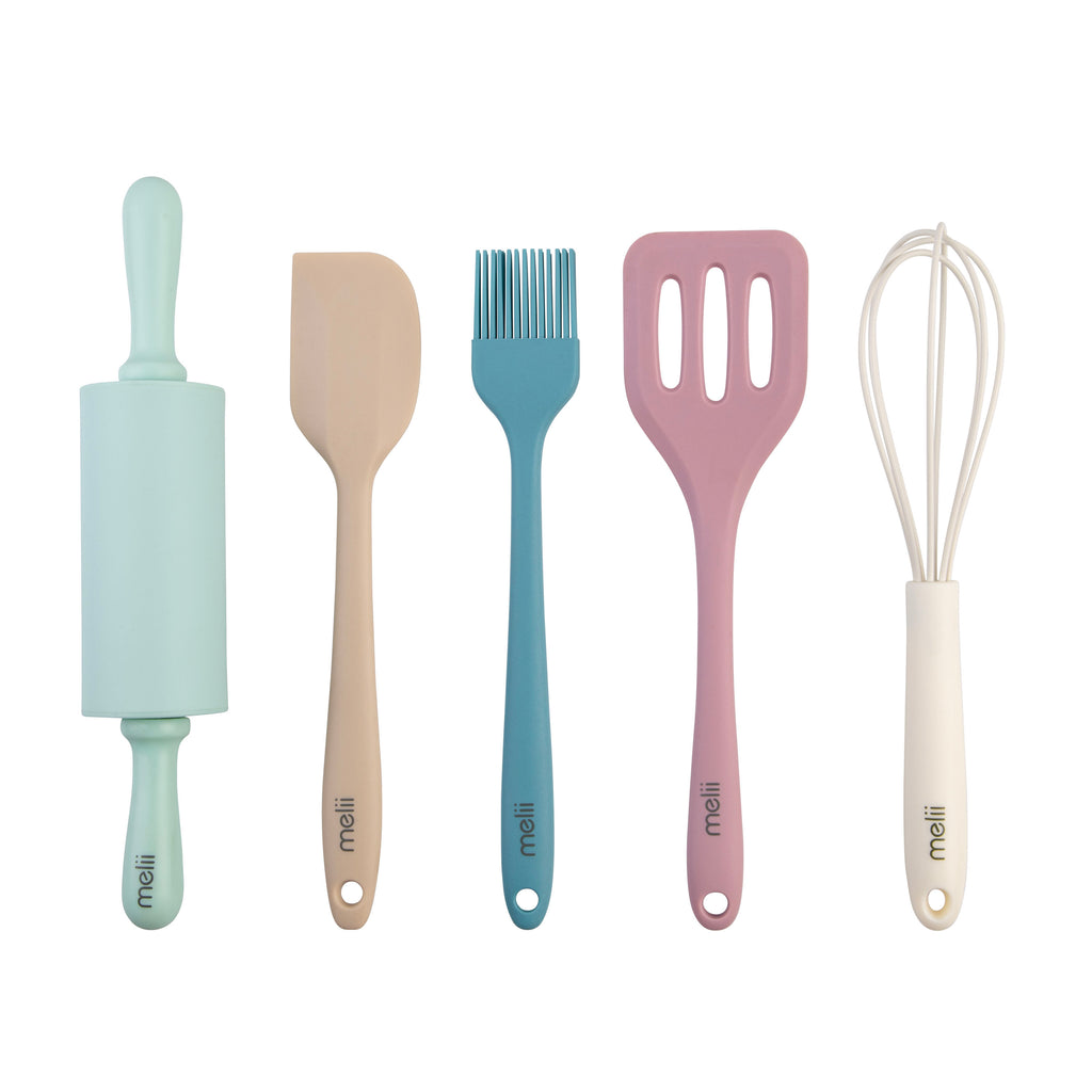 Melii Luxe Mini Baking Tools set, in all sorted colours.