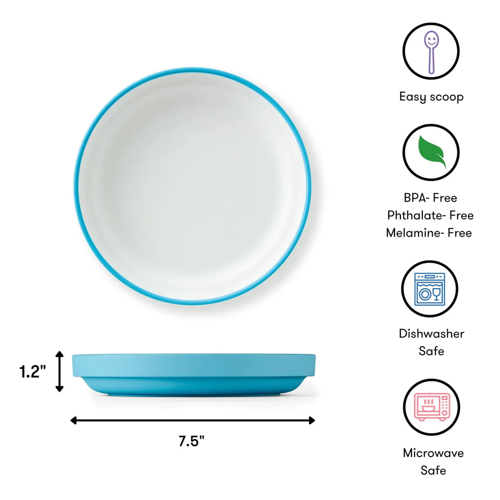 Omie | EasyScoop | Toddler Plate and Bowl Set - Creative Kids Lab