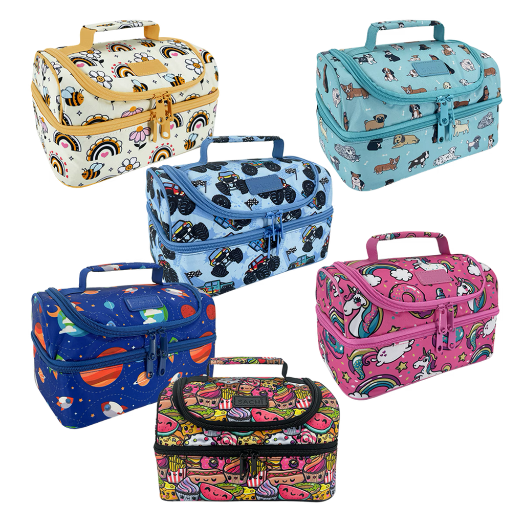 Sachi | Insulated Double Decker Lunch Bag | Style 235 - Creative Kids Lab