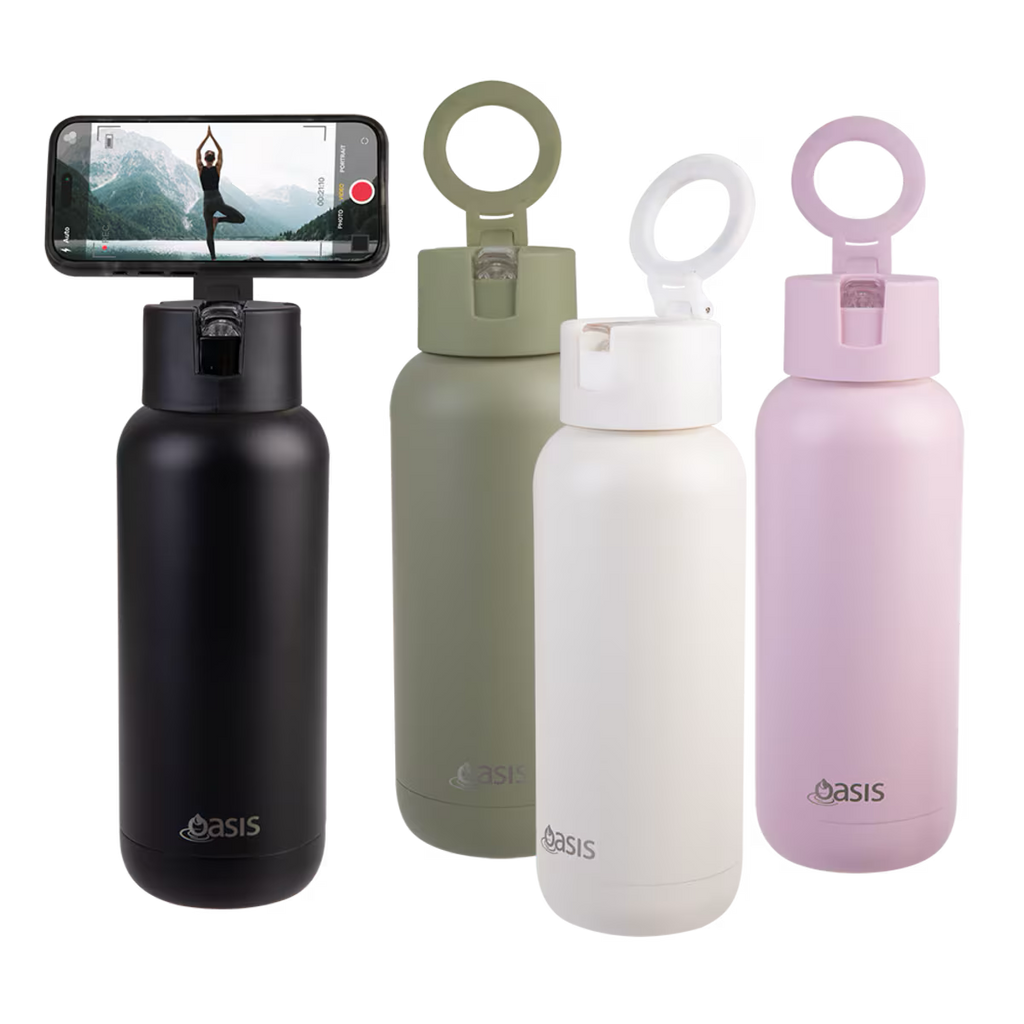 Oasis | Mag-Grip Ceramic Lined Stainless Steel Triple Wall Insulated Moda Drink Bottle | 1L - Creative Kids Lab