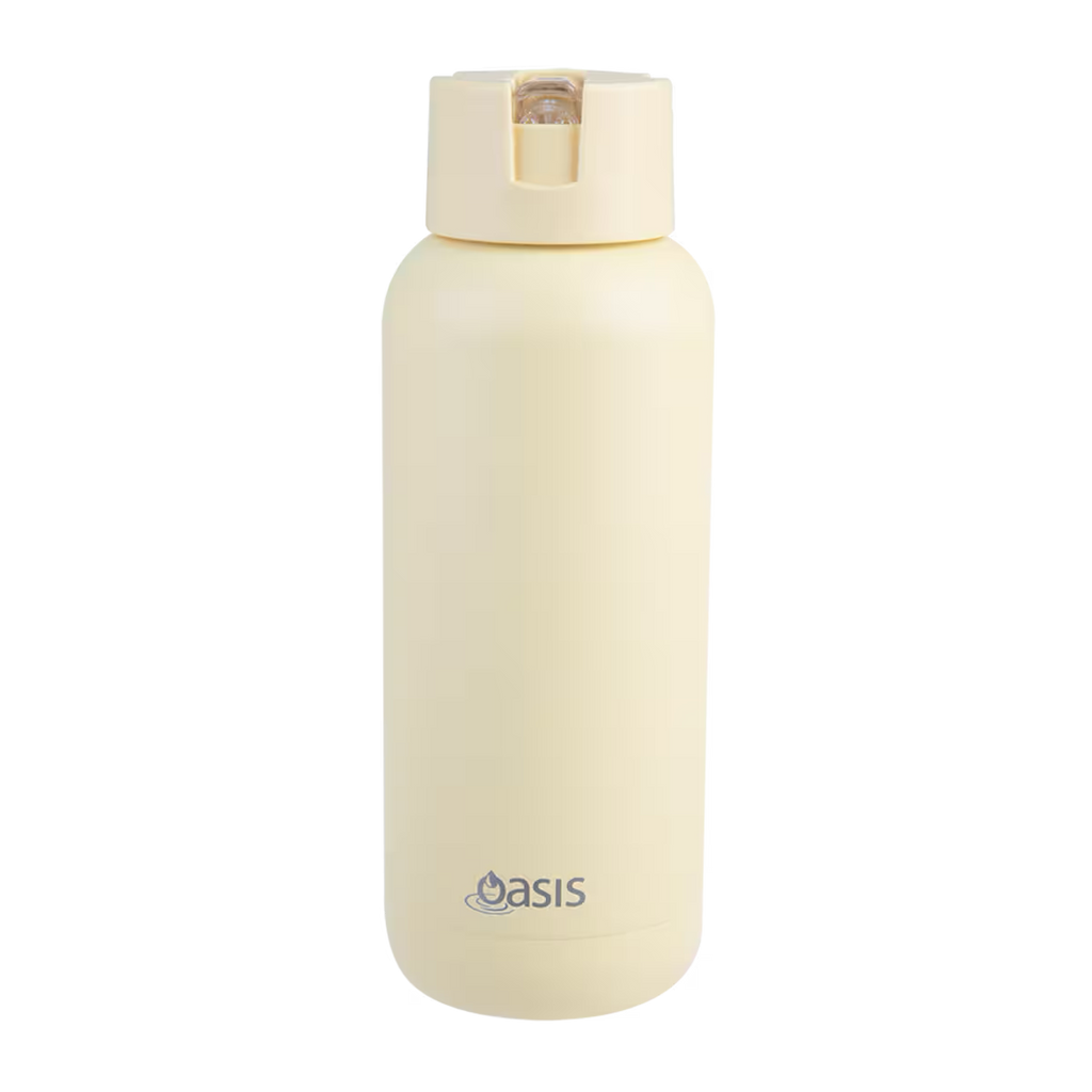 Oasis | Moda Ceramic Lined Stainless Steel Drink Bottle | 1 Litre - Creative Kids Lab