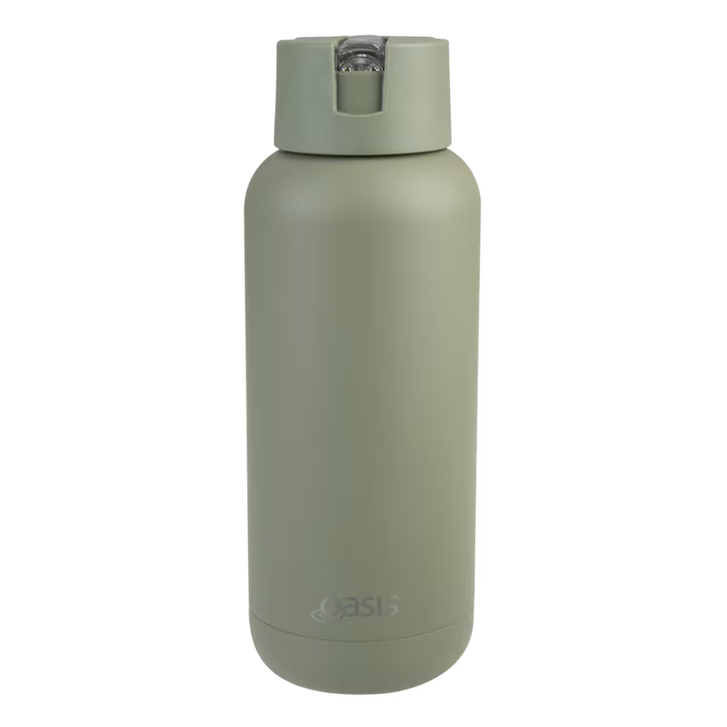 Oasis | Moda Ceramic Lined Stainless Steel Drink Bottle | 1 Litre - Creative Kids Lab