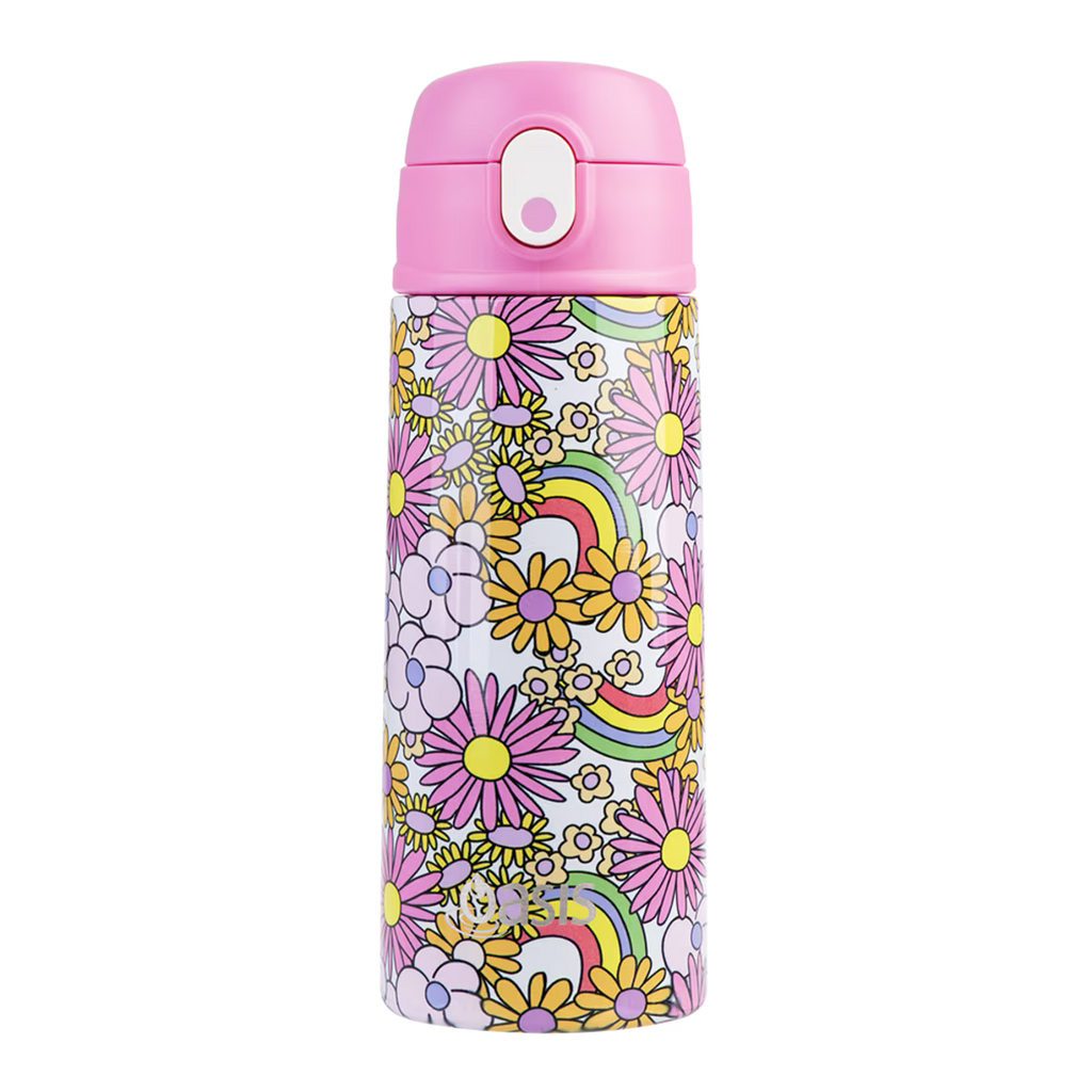 Oasis | Kids Insulated Drink Bottle with Sipper Straw | 550ml - Creative Kids Lab