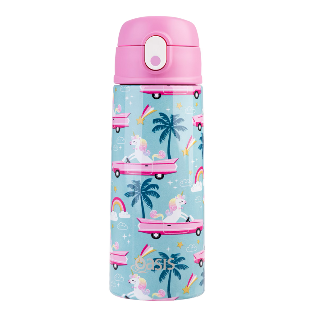 Oasis | Kids Insulated Drink Bottle with Sipper Straw | 550ml - Creative Kids Lab