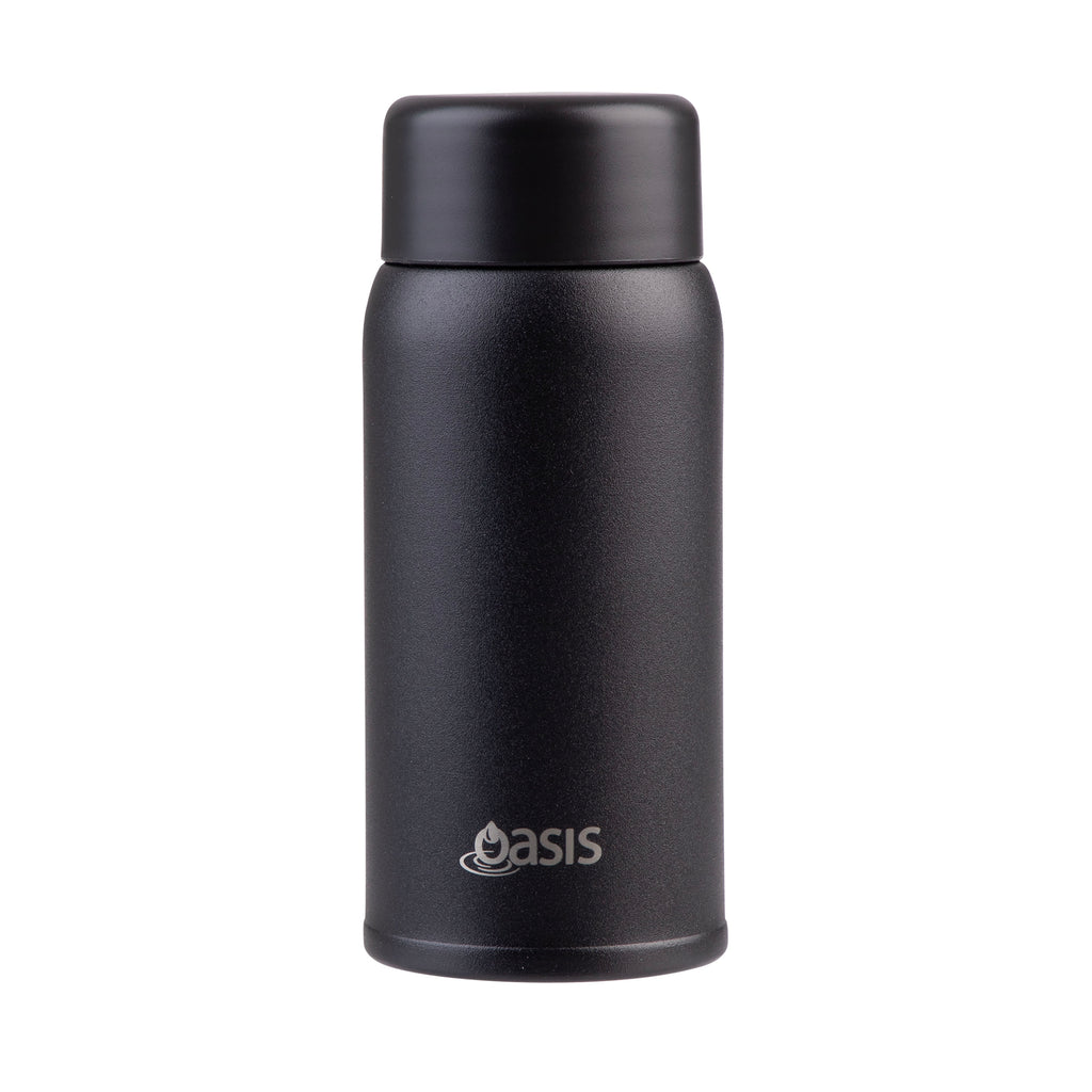 Oasis Mini Mini Drink Bottle - 150ml, In Black.