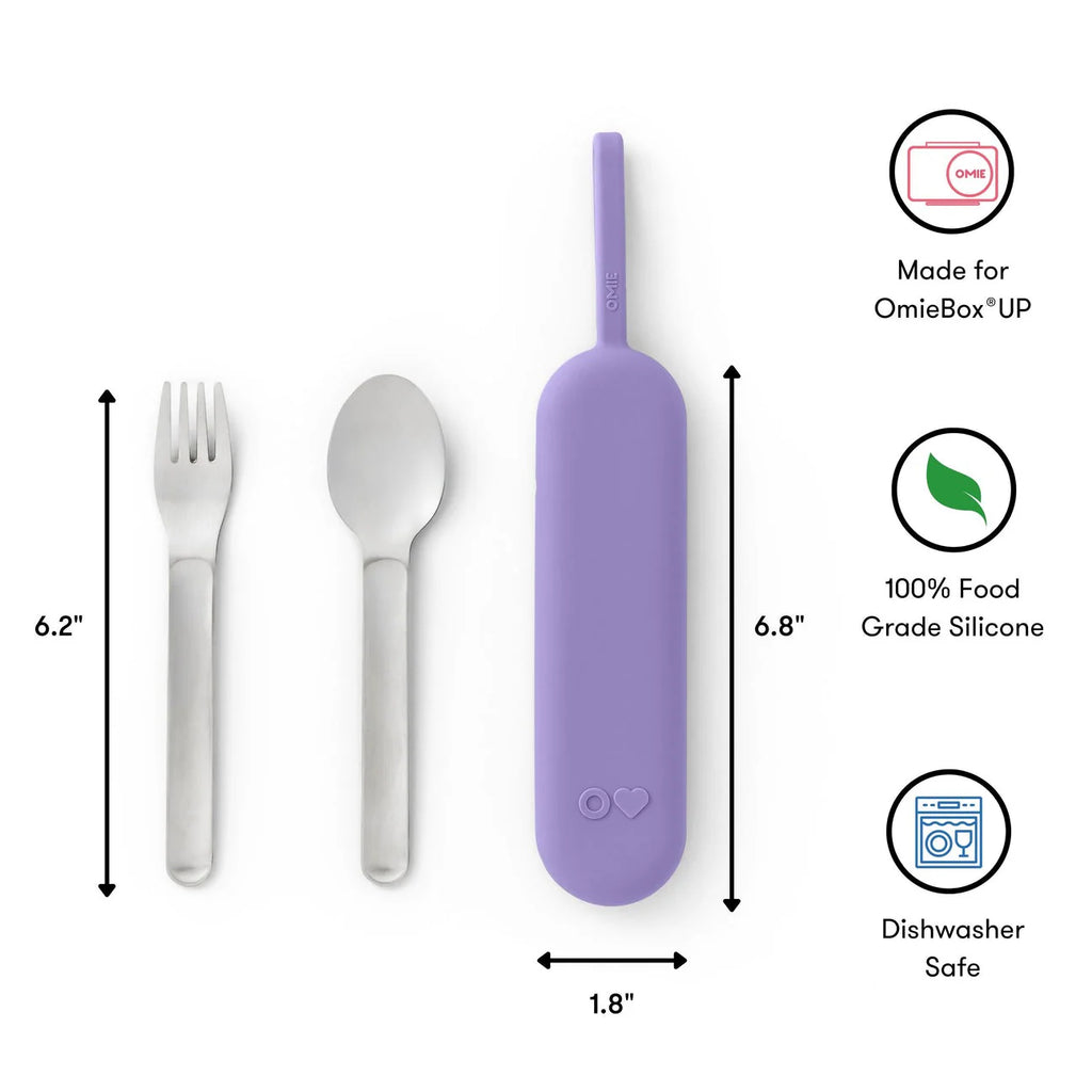 Omie | Omiebox Up Pod and Stainless Steel Cutlery Set - Creative Kids Lab