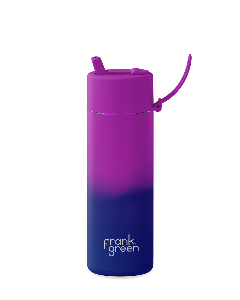 Frank Green Colour change 740ml bottle, in twilight style.