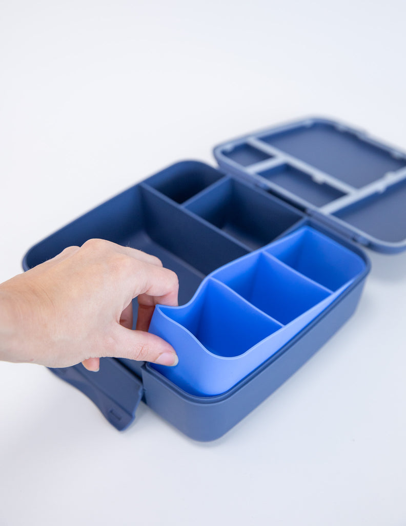 MontiiCo | Feast | Bento Tray | Blueberry - Creative Kids Lab