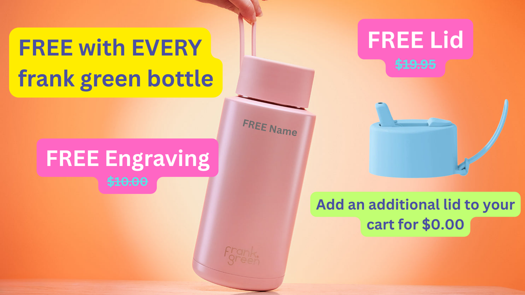 Frank green free flip lid with any bottle promotion creative kids lab