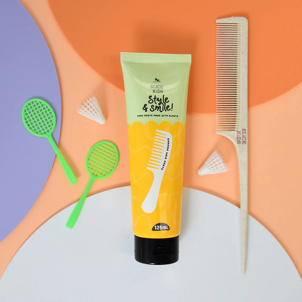 No Nasties Kids | Slick Kids| Natural Plant Based Hair Paste | Fresh Coconut and Zesty Lime | 125ml - Creative Kids Lab