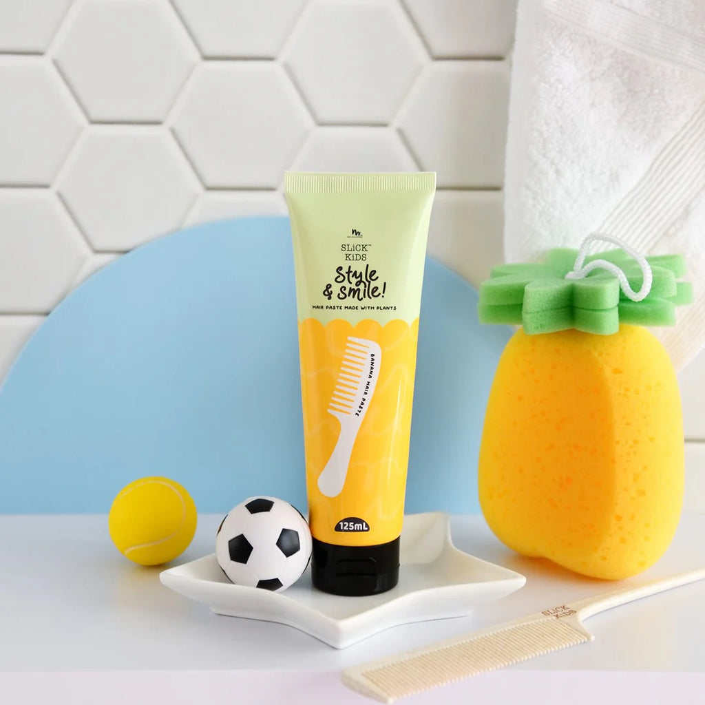 No Nasties Kids | Slick Kids| Natural Plant Based Hair Paste | Fresh Coconut and Zesty Lime | 125ml - Creative Kids Lab