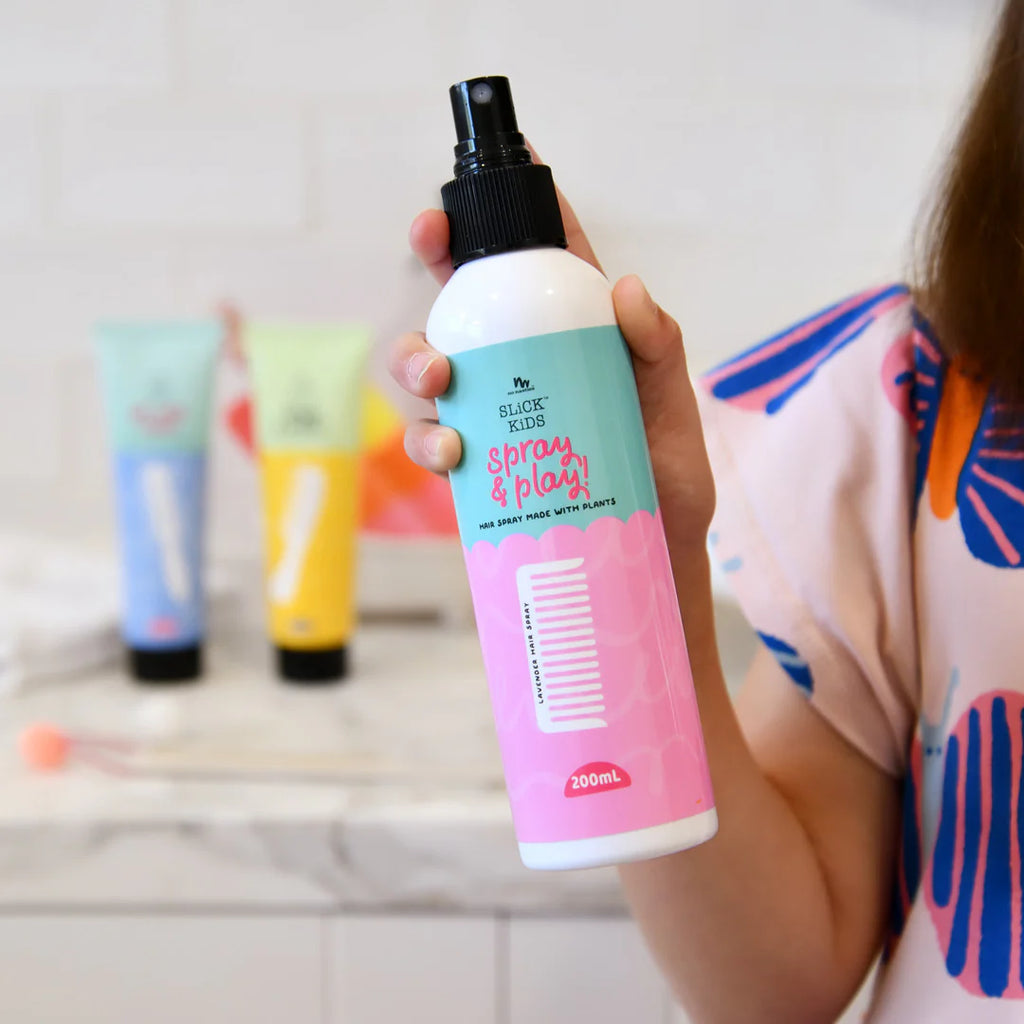 No Nasties Kids | Natural Alcohol Free Hairspray | 200ml | Lavender and Lime - Creative Kids Lab