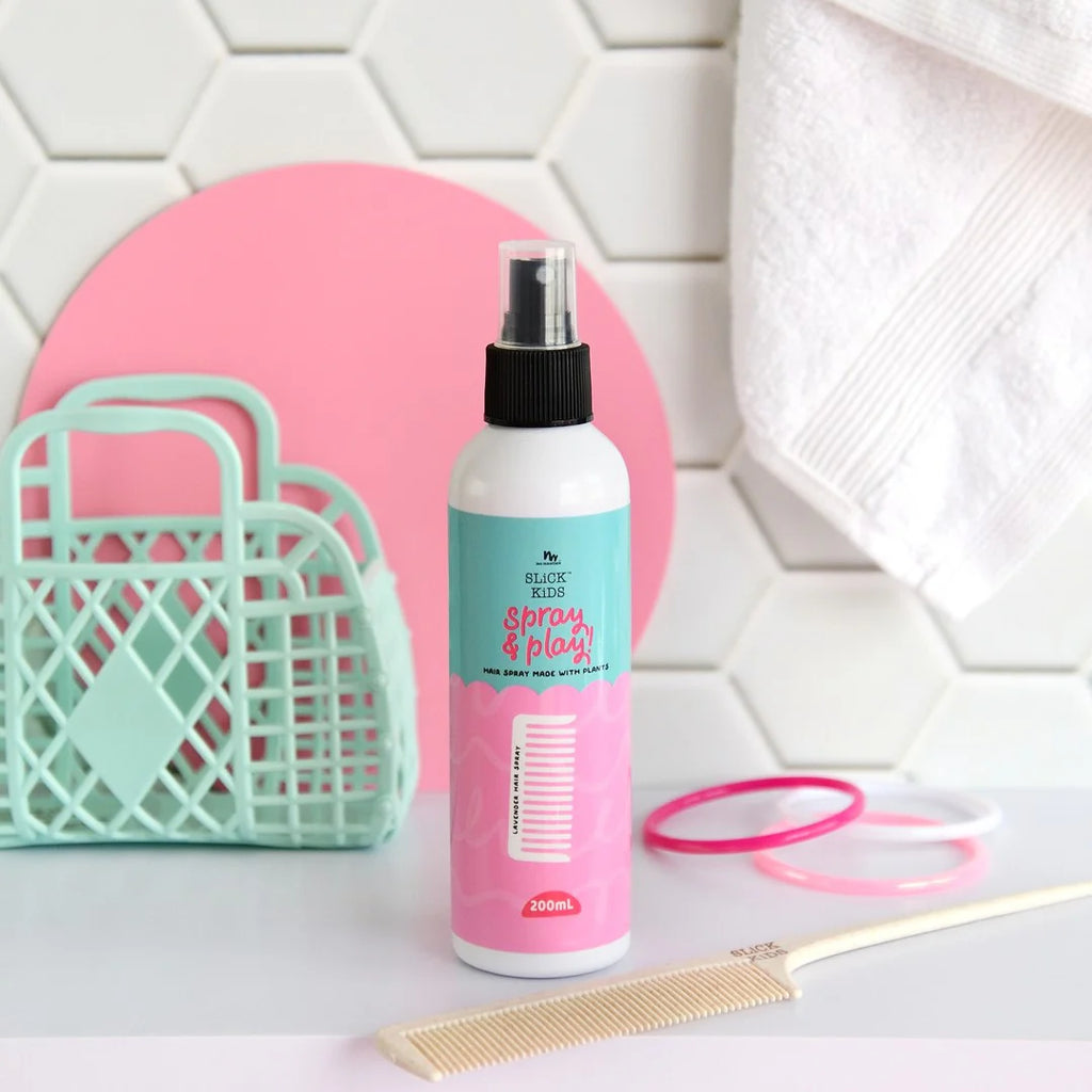 No Nasties Kids | Natural Alcohol Free Hairspray | 200ml | Lavender and Lime - Creative Kids Lab