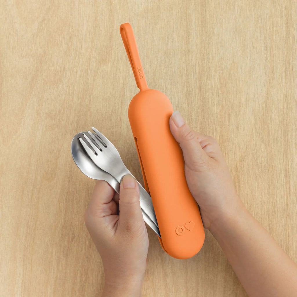 Omie | Omiebox Up Pod and Stainless Steel Cutlery Set - Creative Kids Lab