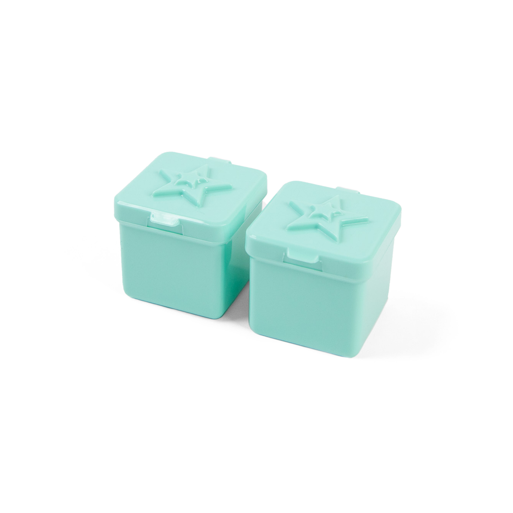 Montiico feast dip sauce containers for bento lunchboxes blue