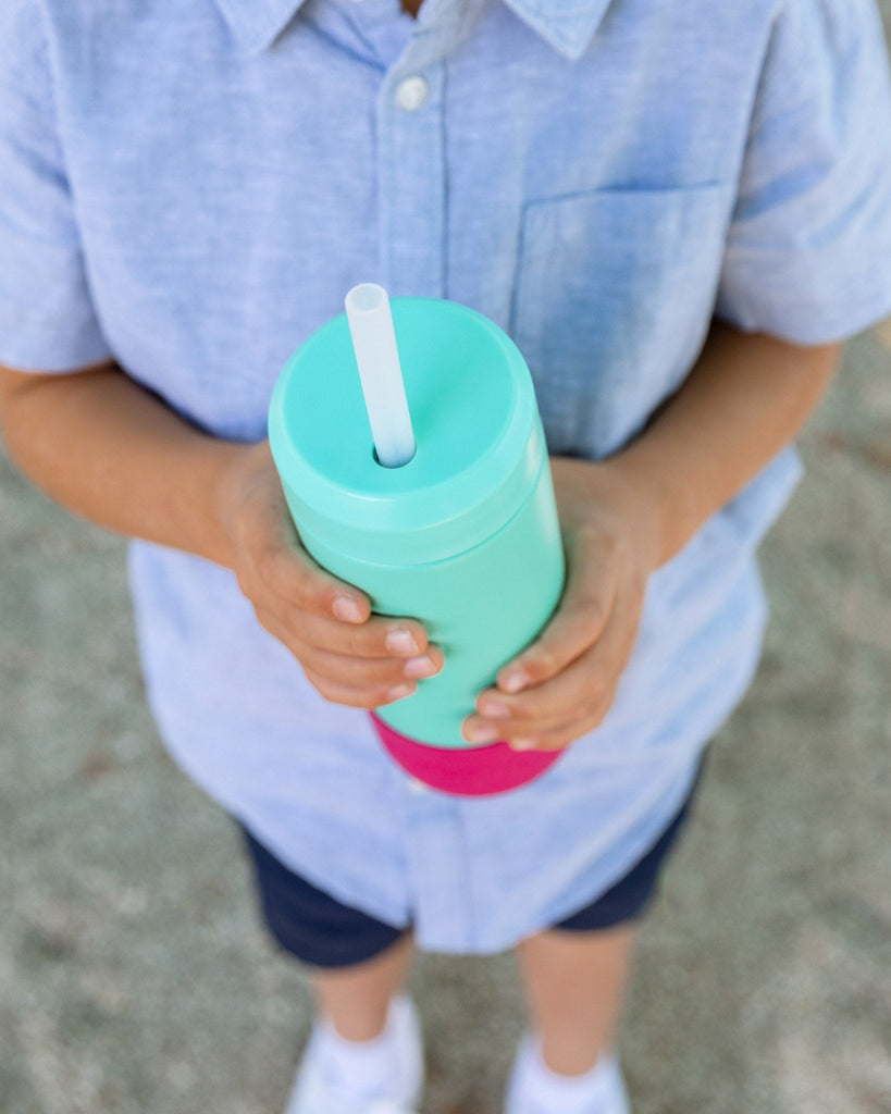 MontiiCo | Fusion Bottle | Smoothie Lid with Straw | Insulated | 475ml - Creative Kids Lab
