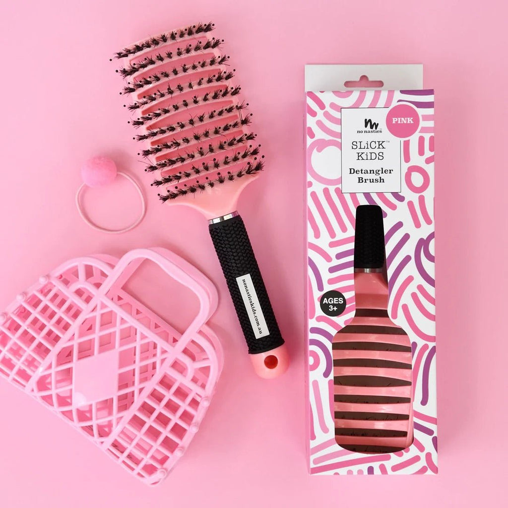 No Nasties | Detangler Kids Hair Brush - Creative Kids Lab