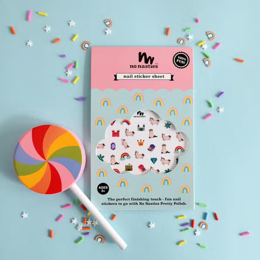 No Nasties | Nail Sticker Sheet - Creative Kids Lab