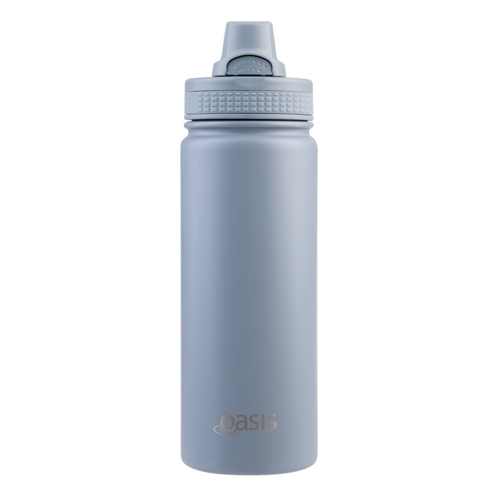 Oasis Challenger Insulated Drink Bottle 550ml - Hazy Blue