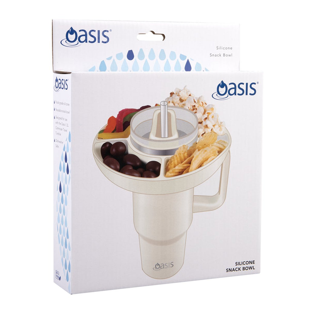 Oasis | Silicone Snack Bowl for "Commuter" Travel Tumbler - Creative Kids Lab