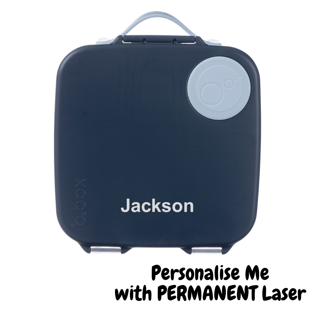 Personalised with permanent laser engraved name bbox large lunchbox crative kids lab