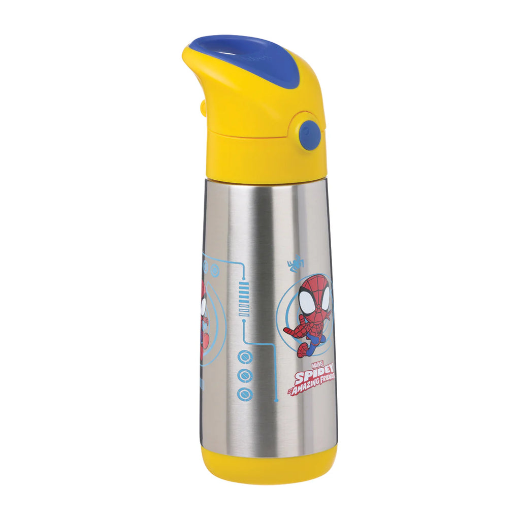 bbox insulated stainless steel drink bottle with Spidey spider man design. Creative Kids Lab
