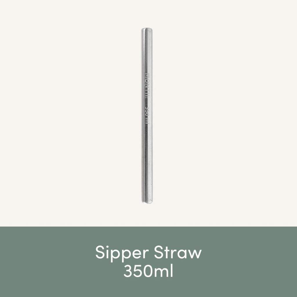 MontiiCo | Sipper Straw | Stainless Steel - Creative Kids Lab