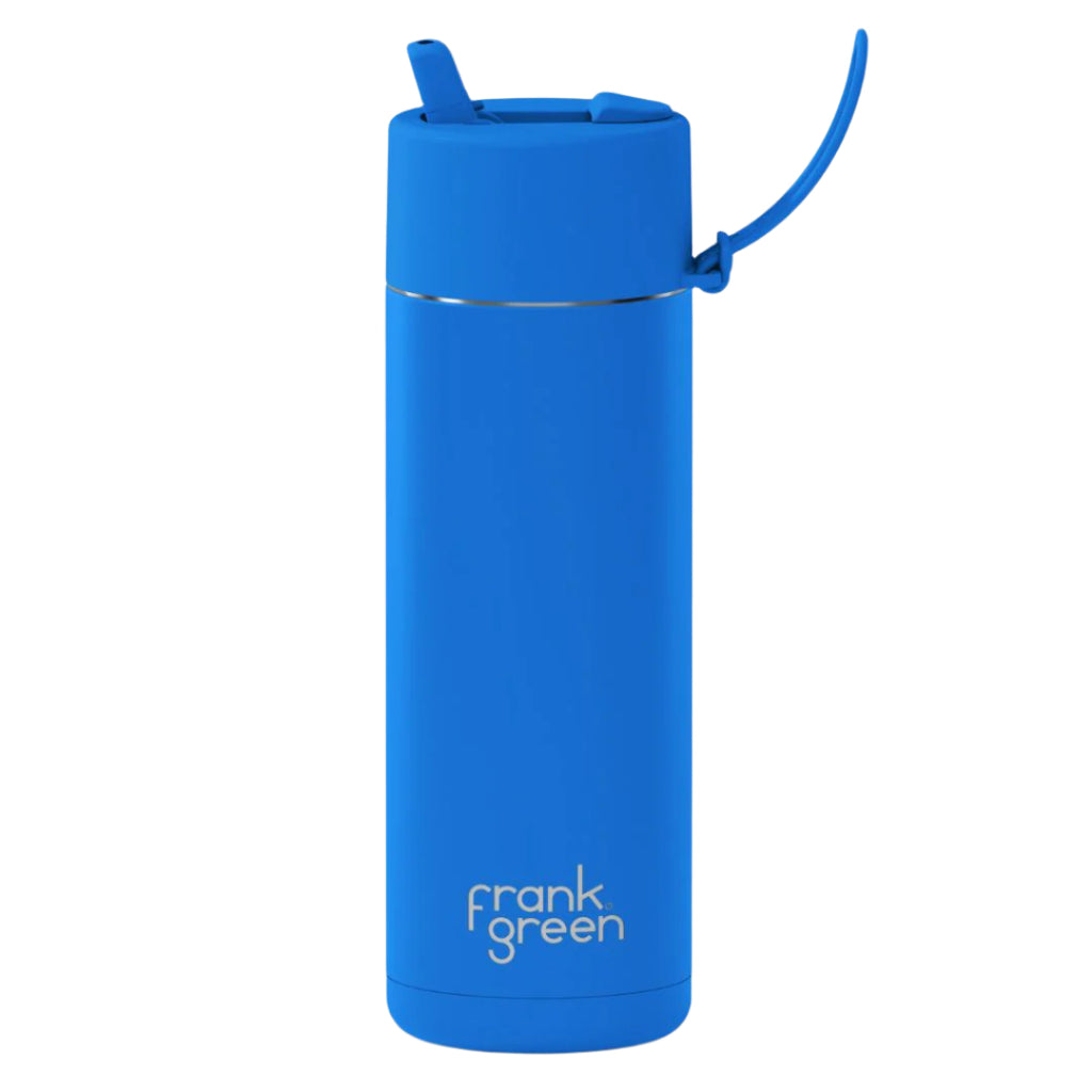 Frank Green Ceramic Drink Bottle 595ml blue