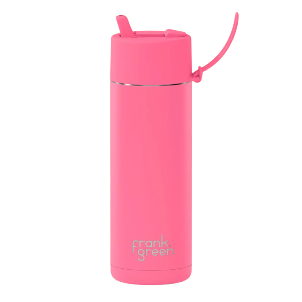 Frank Green Ceramic Drink Bottle 595ml pink