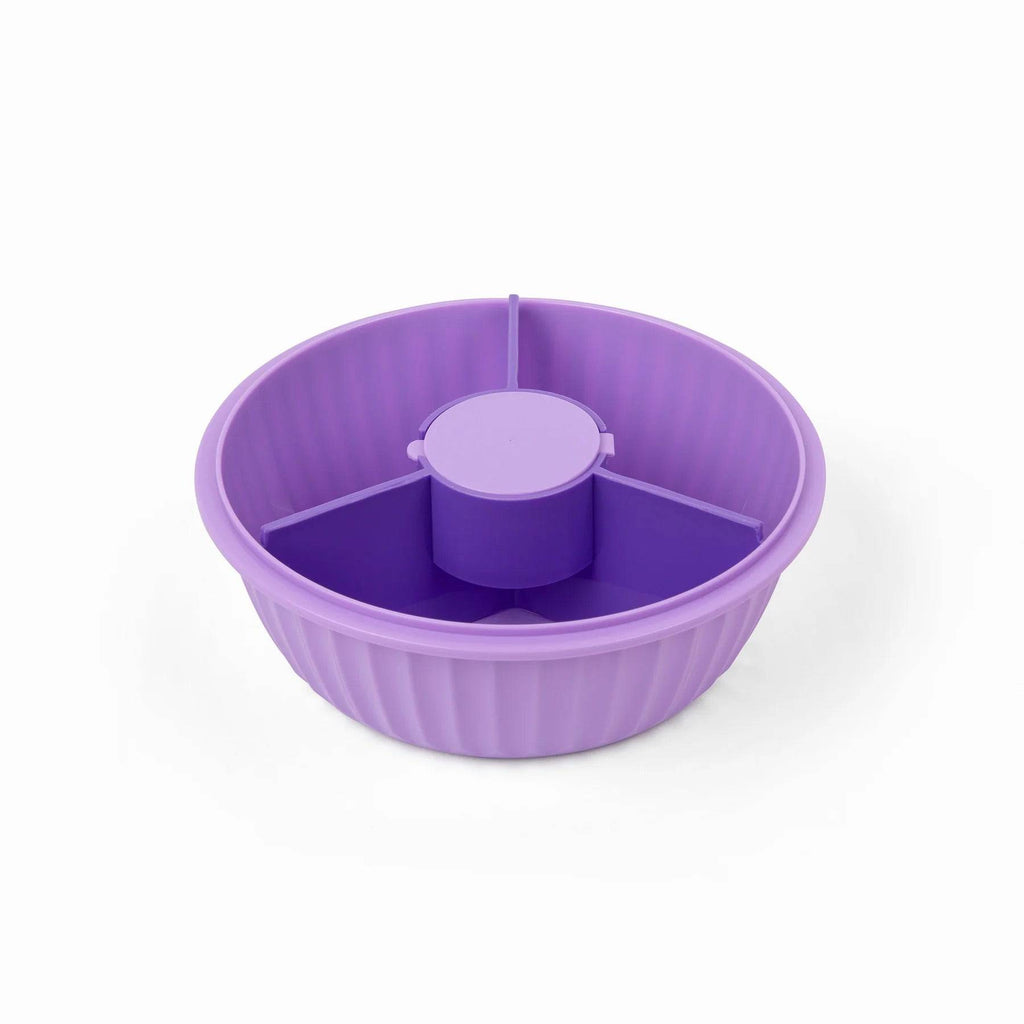 Yumbox Poke Bowl with food dividers Maui Purple