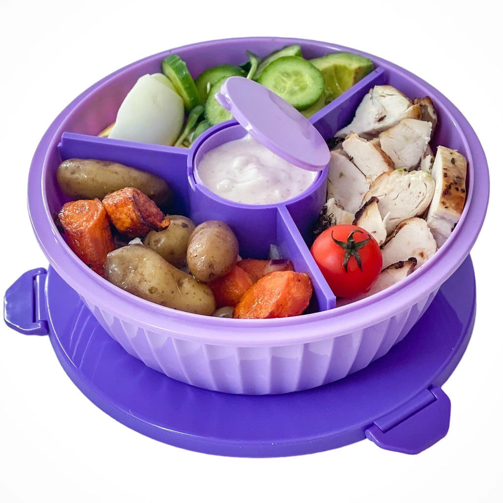 Yumbox Poke Bowl Maui with food dividers