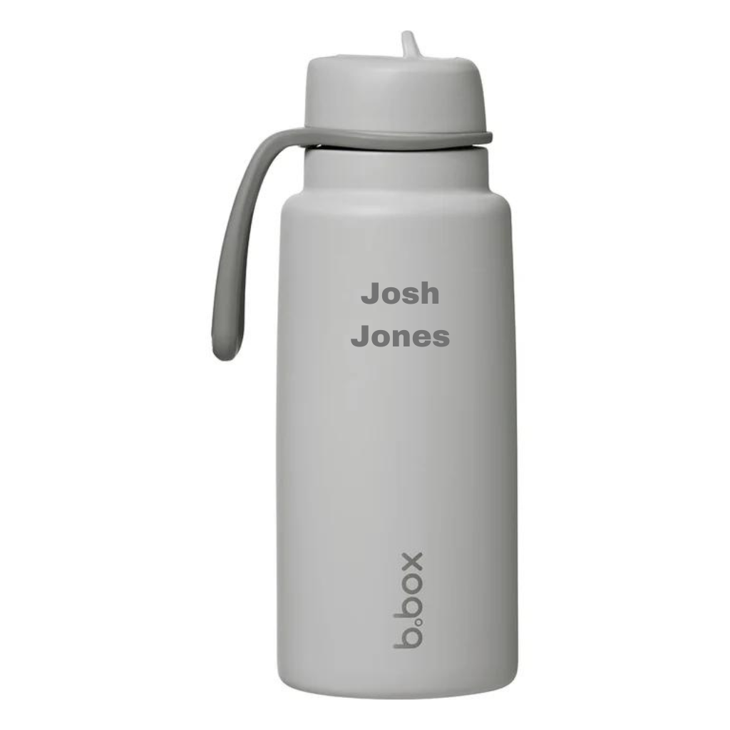 b.box Insulated Flip Top Drink Bottle, 1L - Shadow - Creative Kids Lab