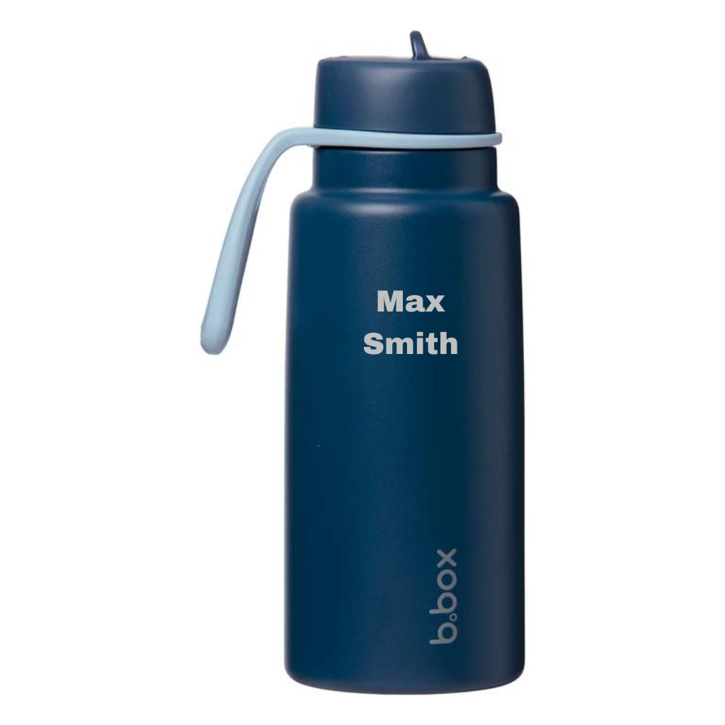 b.box Insulated Flip Top Drink Bottle, 1L - Midnight - Creative Kids Lab