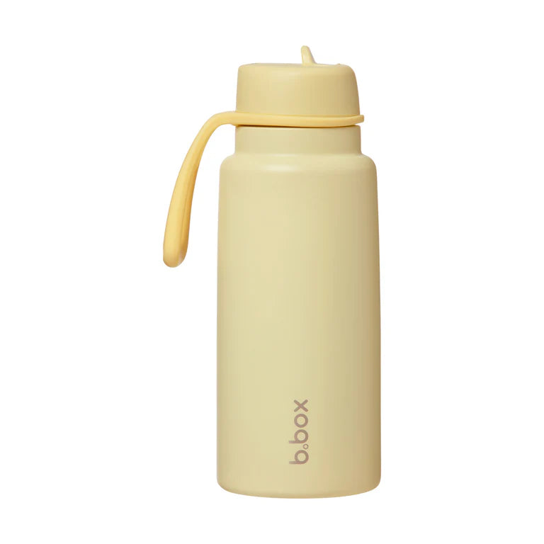 b.box Insulated Flip Top Drink Bottle, 1L - Lemon Twist - Creative Kids Lab