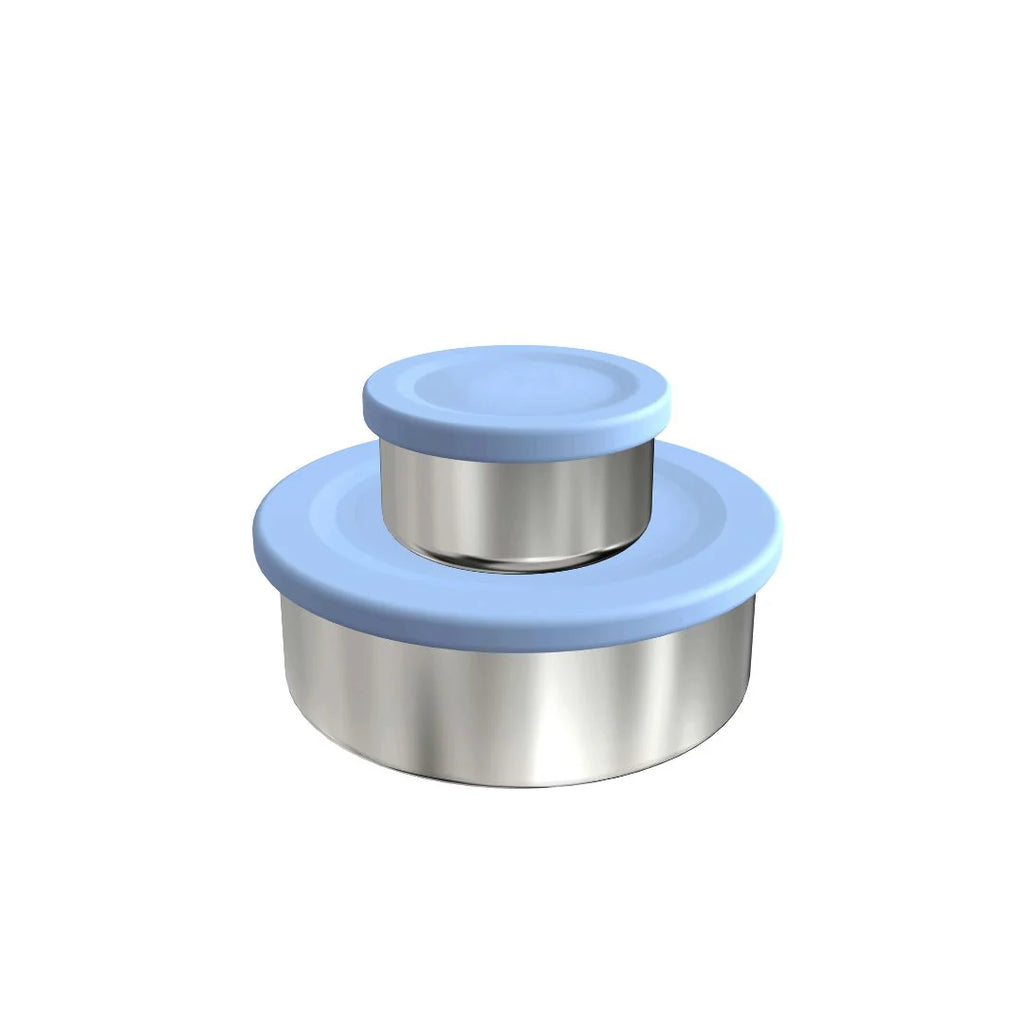Ecococoon | Stainless Steel Snack Pots | Blueberry - Creative Kids Lab