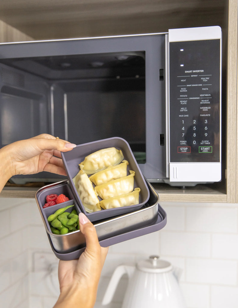 MontiiCo | Stainless Steel Multiway Lunch Box | Ash - Creative Kids Lab