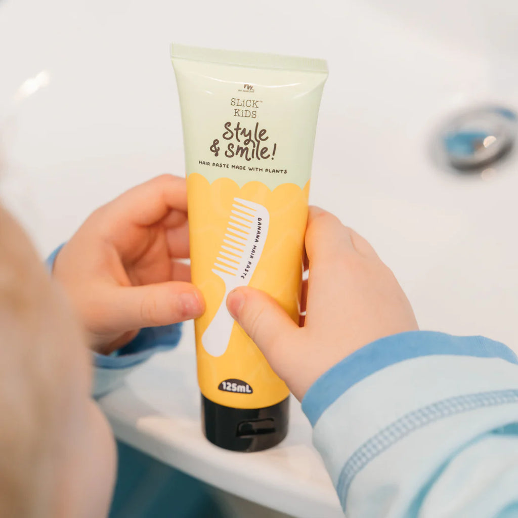 No Nasties Kids | Slick Kids| Natural Plant Based Hair Paste | Fresh Coconut and Zesty Lime | 125ml - Creative Kids Lab