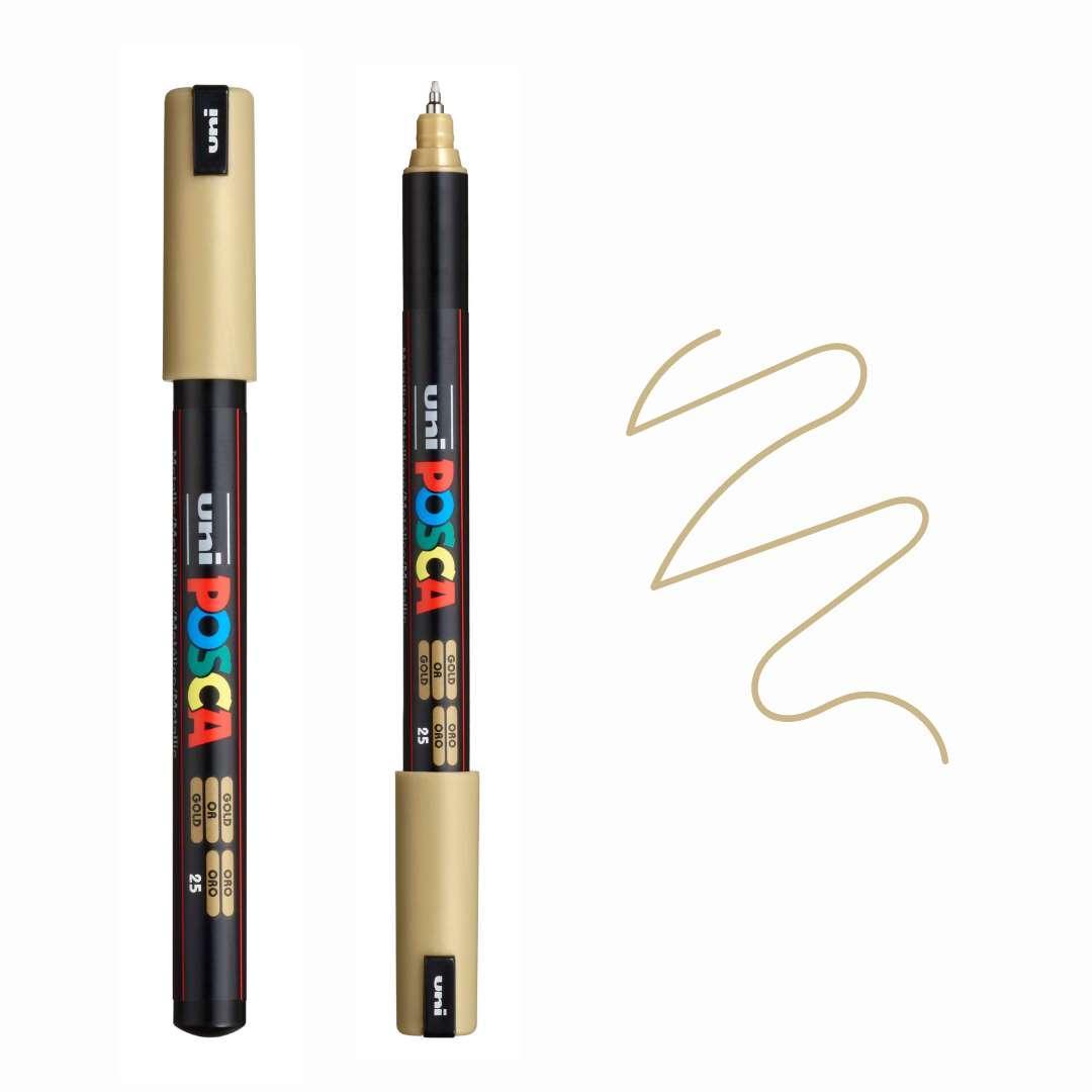 POSCA PC1MR Paint Pen GOLD Creative Kids Lab