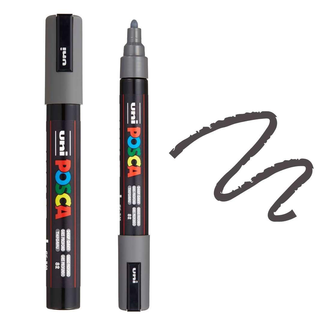 POSCA PC5M Paint Pen DEEP GREY Creative Kids Lab