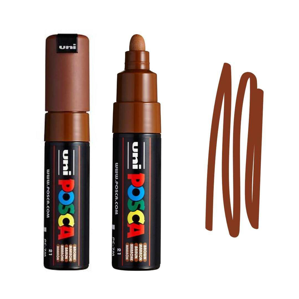 POSCA PC7M Paint Pen - BROWN - Colourverse