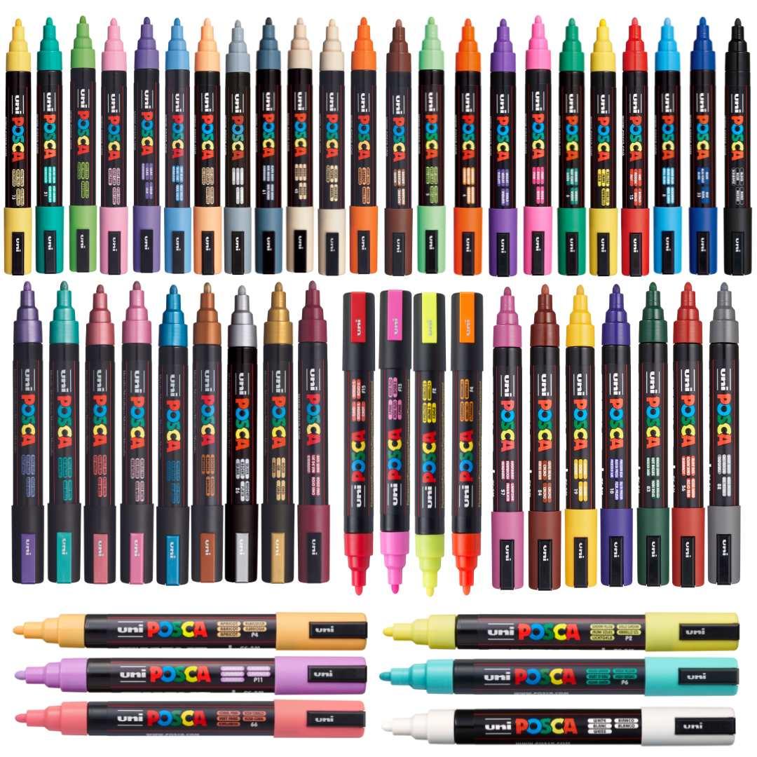 POSCA Pen, PC17K Marker, Full Set of 10 colours, Australia